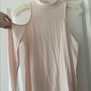 Nordstrom cold shoulder pink long sleeve